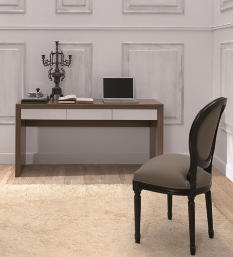 kaptafel, haltafel,bureau, bijzettafel kersen, hoogglans wit,laptop tafel, ipad,theo bot